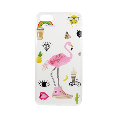 Futrola Summer Vibes za Iphone 5G/5S/SE Flamingo