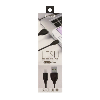 USB data kabal REMAX Lesu RC-050m Micro USB crni