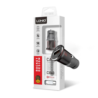 Auto punjac LDNIO C304Q 1.5A/2A/3A FAST CHARGING Micro USB