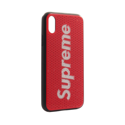 Futrola Supreme Crystal za Iphone X/XS crvena