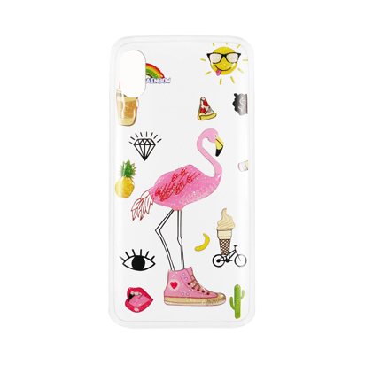 Futrola Summer Vibes za iPhone XR Flamingo