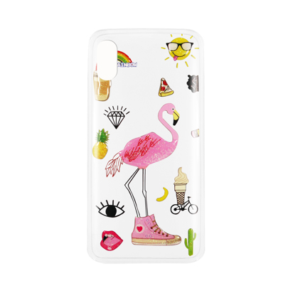 Futrola Summer Vibes za Iphone X/XS Flamingo