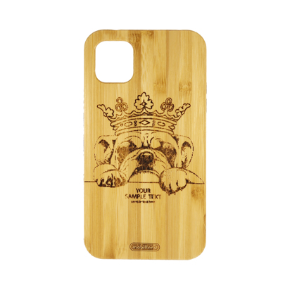 Futrola Wood za iPhone 11 / XI 6.1 inch Dog King