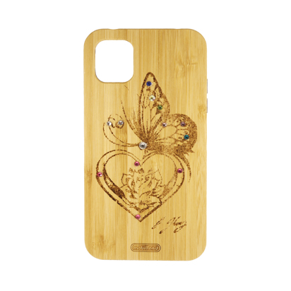 Futrola Wood za iPhone 11 / XI 6.1 inch Butterfly