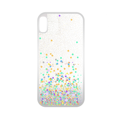 Futrola Glitter za Iphone XR srebrna