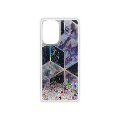 Futrola Geometric Fluid za Samsung Galaxy A526B/A52 5G/A526F/A52/A528B/A52s srebrna