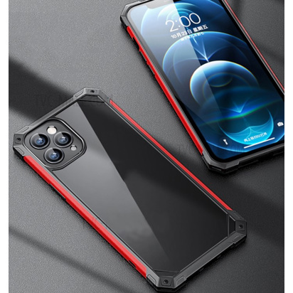 Futrola Shockproof TPU za iPhone 12/12 Pro 6.1 inch crno-crvena