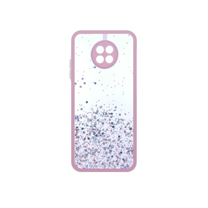 Futrola Sparkly za Xiaomi Redmi Note 9 5G roza