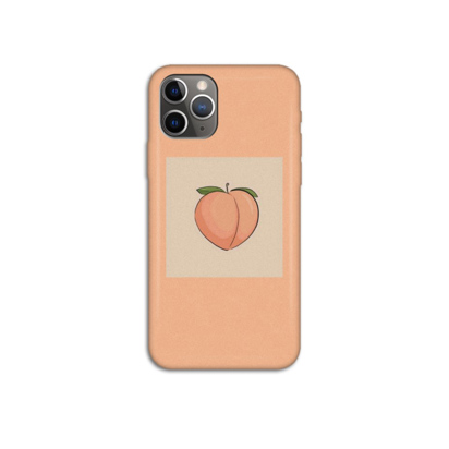Futrola silikonska print za iPhone 11 Pro Max / XI 6.5 inch Peach