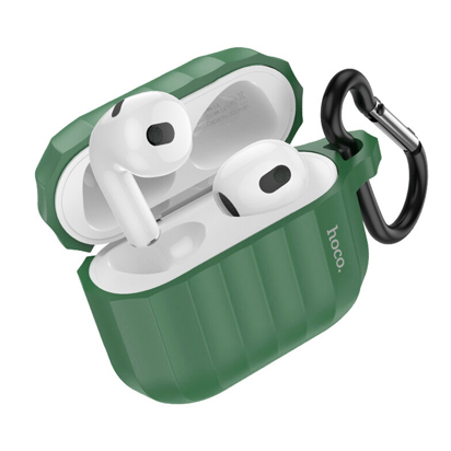 Futrola Hoco Glory series silicone protective WB22 za AirPods Pro zelena