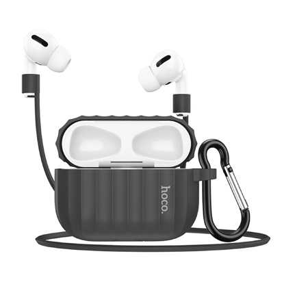 Futrola Hoco Fenix protective cover WB20 za AirPods Pro crna