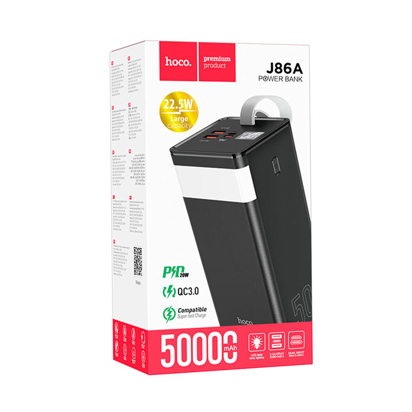 PowerBank HOCO J86A Powermaster 22.5W fully compatible (50000mAh) crna