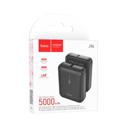 PowerBank HOCO J96 Strider (5000mAh) crna