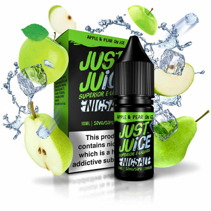 E-TEČNOSTI Just Juice Nic Salt Apple & Pear On Ice 20mg 10ml