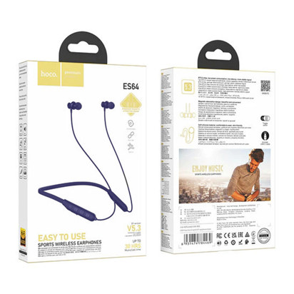 Slusalice HOCO Bluetooth ES64 Easy Sound sports earphones Teget