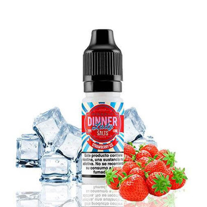 E-TEČNOSTI Dinner Lady Salts Strawberry Ice 10mg 10ml