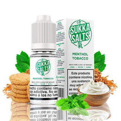 E-TEČNOSTI Sukka Salts Tobacco Menthol 20mg 10ml