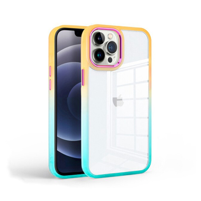 Futrola Gradient za Iphone 15 Plus 6.8 inch Yellow-Turquoise