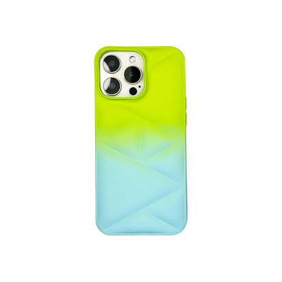 Futrola Rainbow za iPhone 16 mint green-blue