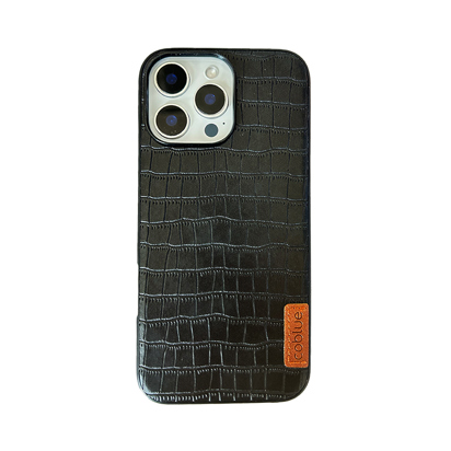 Futrola Coblue Croco za iPhone 15 Plus 6.8 inch Black