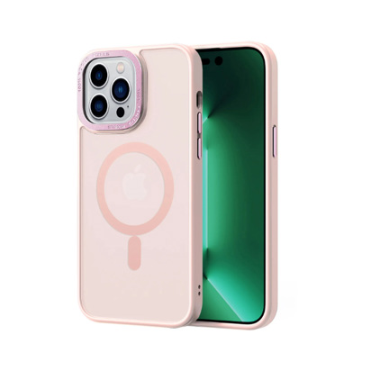 Futrola Frame with MagSafe za Iphone 16E Pink