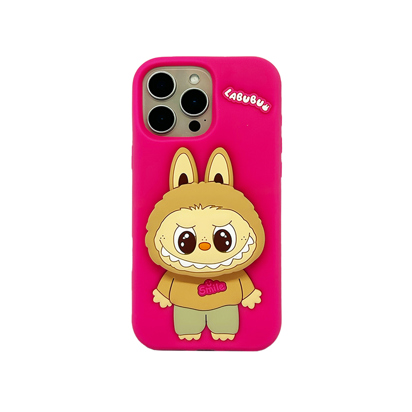 Futrola Labubu za iPhone 16 Pro 6.3 inch pink