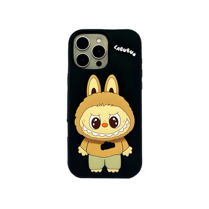 Futrola Labubu za Iphone 17 black