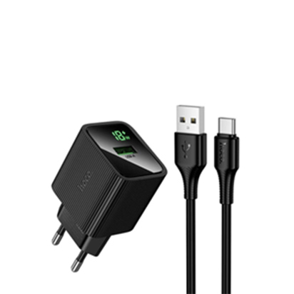Kućni punjač Hoco CS81A Excellent PD18W charger set (Micro) Black