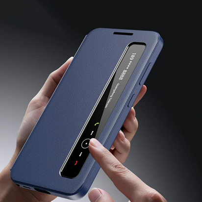 Futrola Side Window za Samsung Galaxy S25 FE Blue