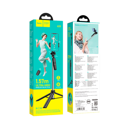 Selfie stick Hoco K19 Soul Black
