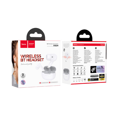 Slušalice Hoco Bluetooth EQ24 Esterella Midnight White
